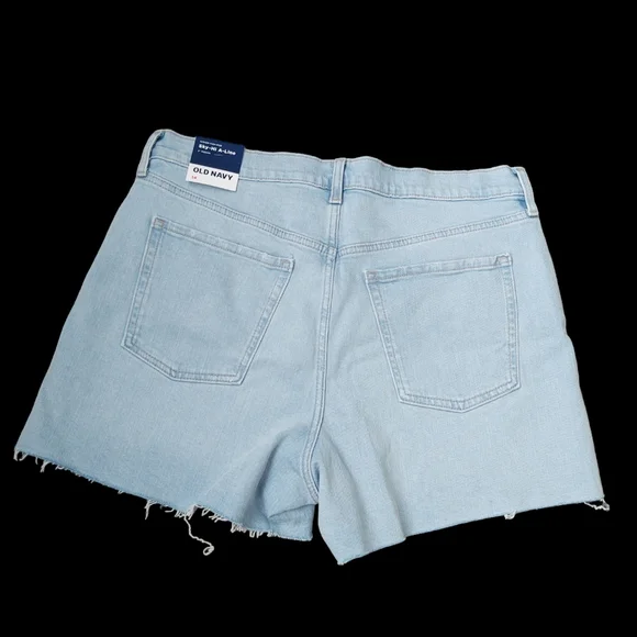 NWT Old Navy Denim Cut Off Shorts Size 14 - Picture 2 of 6